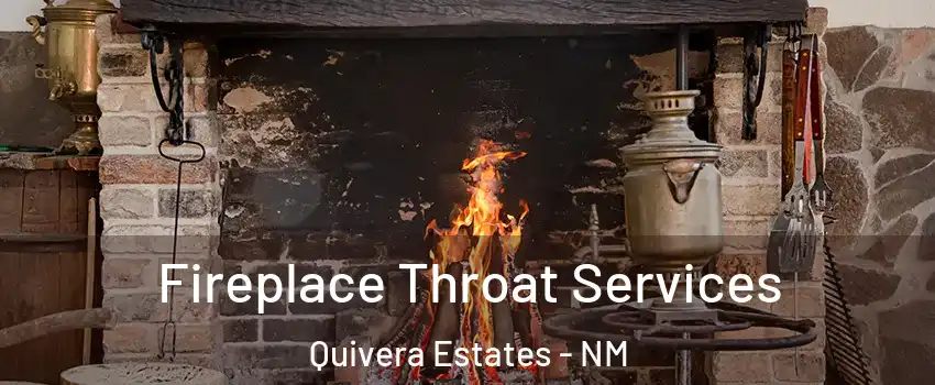 Fireplace Throat Services Quivera Estates - NM