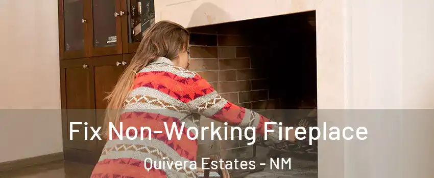 Fix Non-Working Fireplace Quivera Estates - NM