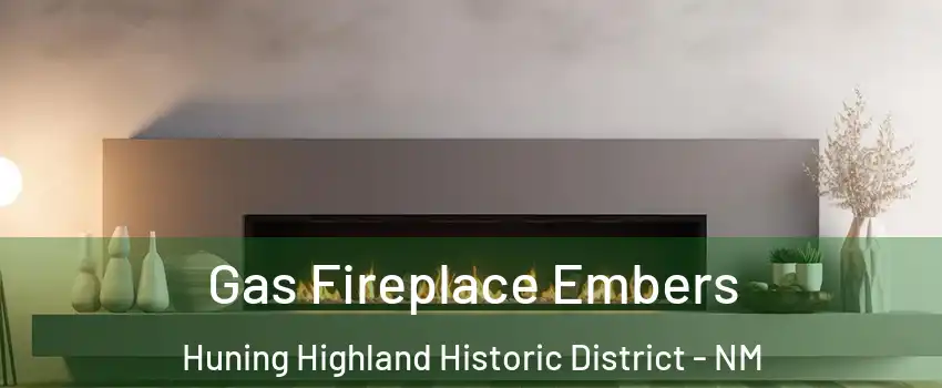 Gas Fireplace Embers Huning Highland Historic District - NM