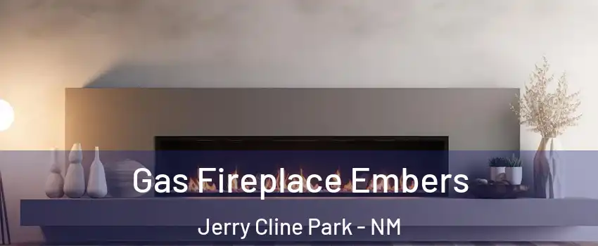 Gas Fireplace Embers Jerry Cline Park - NM