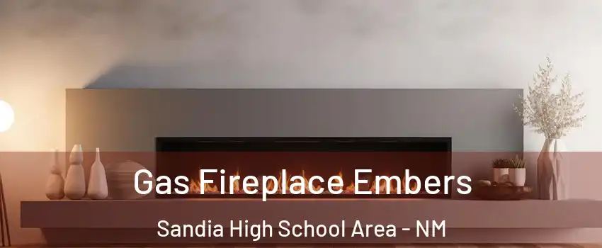 Gas Fireplace Embers Sandia High School Area - NM