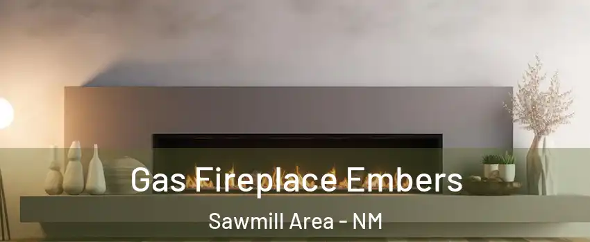 Gas Fireplace Embers Sawmill Area - NM