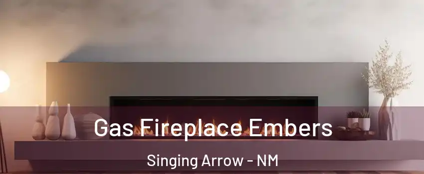 Gas Fireplace Embers Singing Arrow - NM