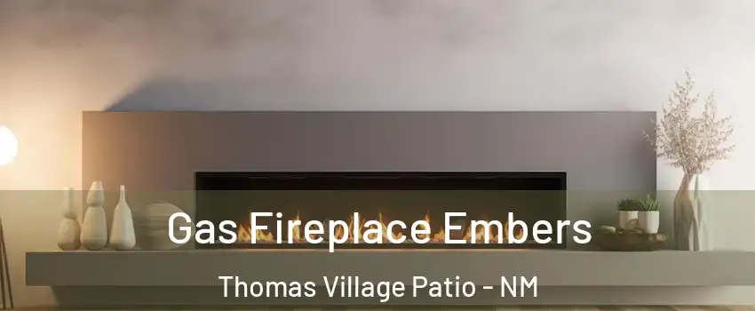 Gas Fireplace Embers Thomas Village Patio - NM