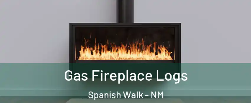 Gas Fireplace Logs Spanish Walk - NM