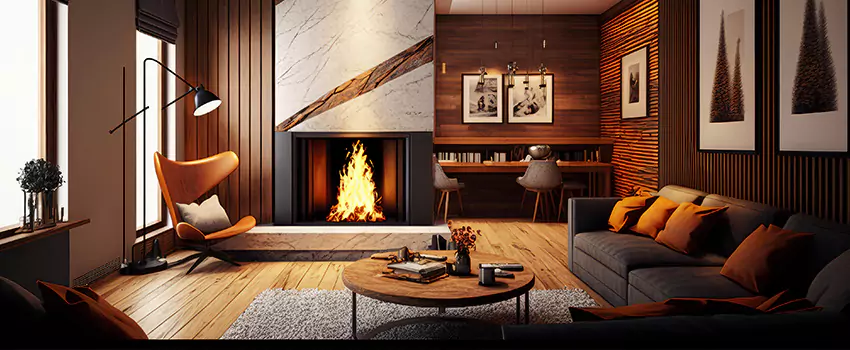 Fireplace Design Ideas in San Antonio Condominium, NM