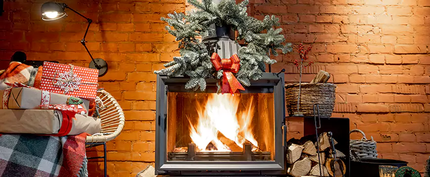 Travis Industries Linear Gas Fireplace Installation in San Antonio Condominium, New Mexico