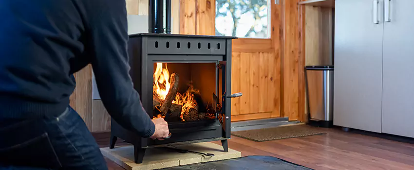 Open Hearth Wood Fireplace Installation in San Antonio Condominium, NM