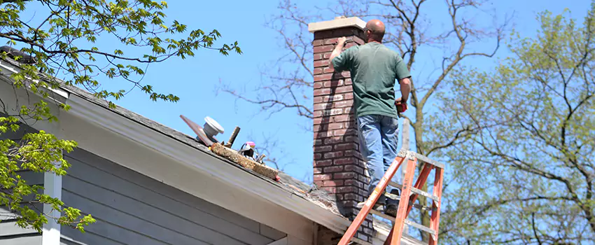 Vinyl and PVC Chimney Flashing Installation in San Antonio Condominium, NM