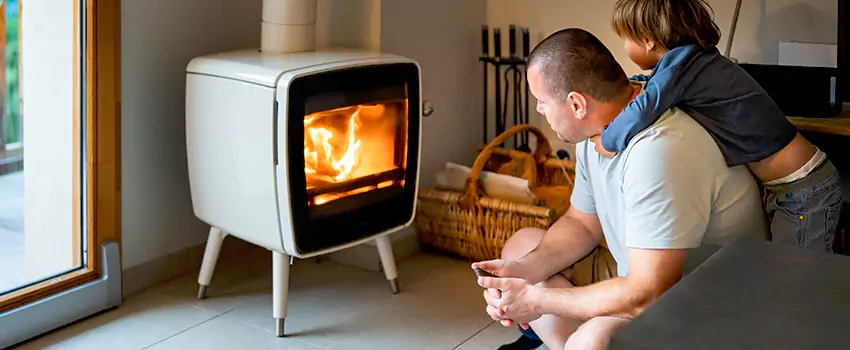Pacific Energy Zero-Clearance Fireplace Replacement in San Antonio Condominium, NM