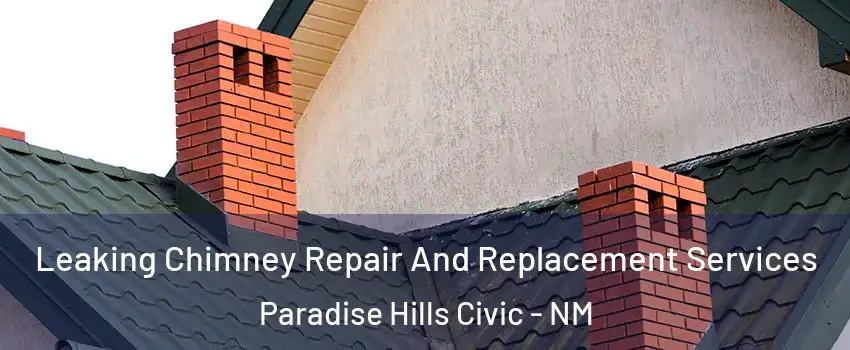 Leaking Chimney Repair And Replacement Services Paradise Hills Civic - NM