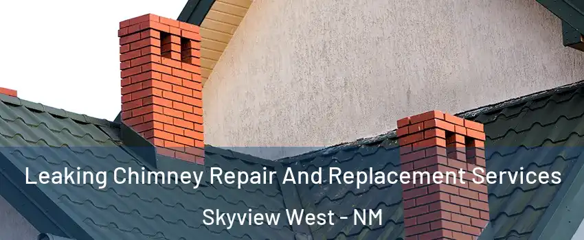 Leaking Chimney Repair And Replacement Services Skyview West - NM