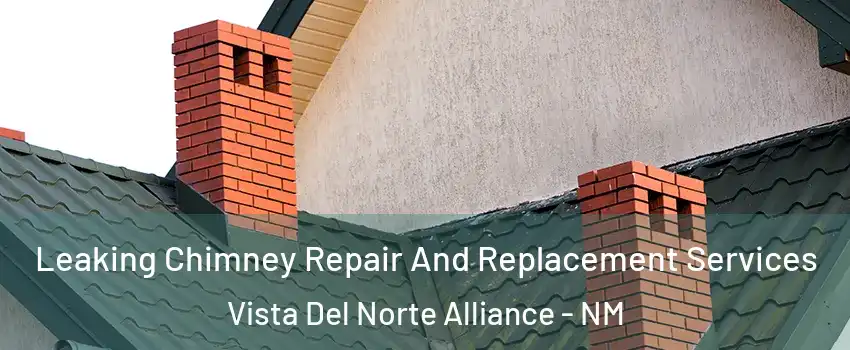 Leaking Chimney Repair And Replacement Services Vista Del Norte Alliance - NM