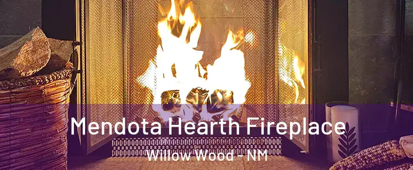 Mendota Hearth Fireplace Willow Wood - NM
