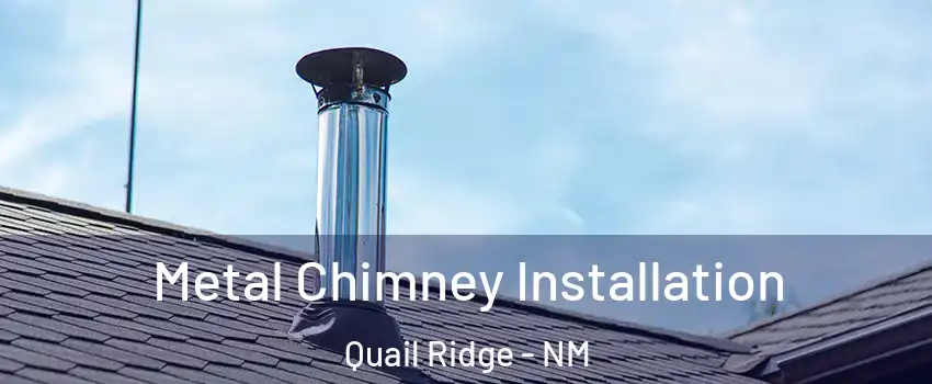 Metal Chimney Installation Quail Ridge - NM