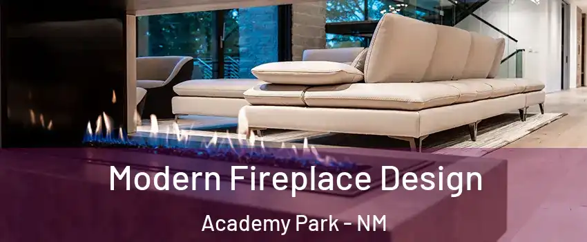 Modern Fireplace Design Academy Park - NM