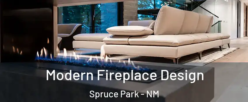 Modern Fireplace Design Spruce Park - NM