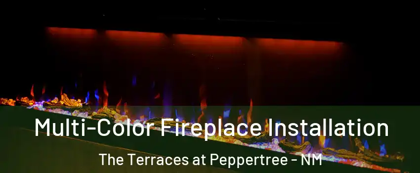 Multi-Color Fireplace Installation The Terraces at Peppertree - NM