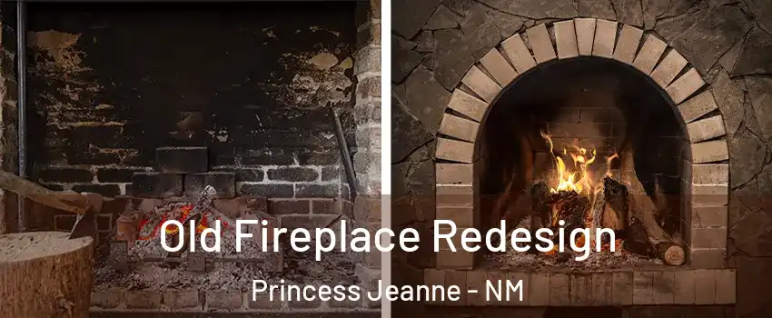 Old Fireplace Redesign Princess Jeanne - NM