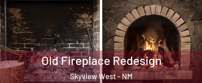 Old Fireplace Redesign Skyview West - NM
