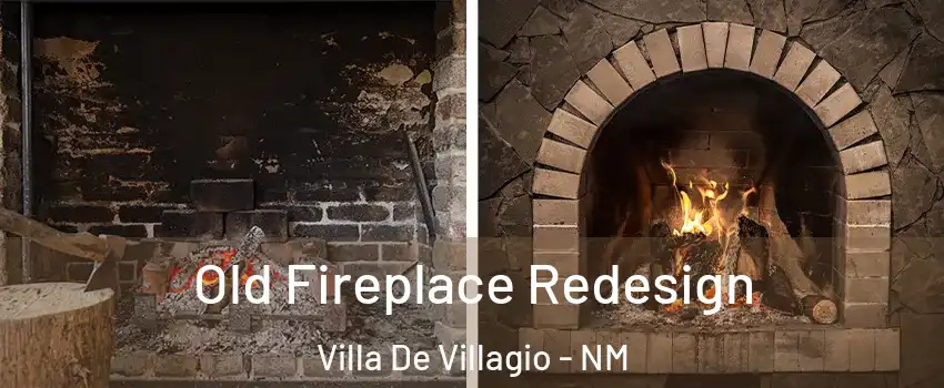 Old Fireplace Redesign Villa De Villagio - NM