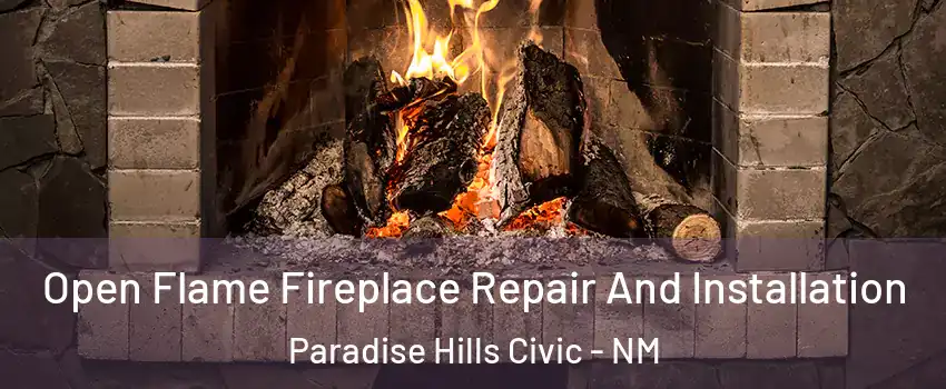 Open Flame Fireplace Repair And Installation Paradise Hills Civic - NM