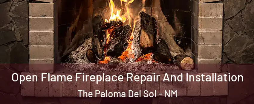 Open Flame Fireplace Repair And Installation The Paloma Del Sol - NM