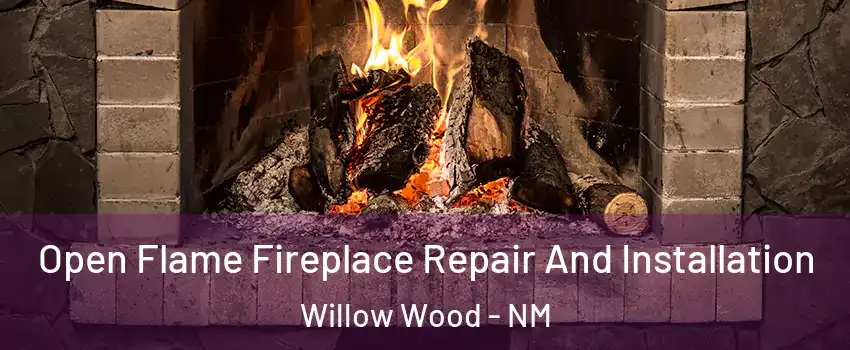 Open Flame Fireplace Repair And Installation Willow Wood - NM