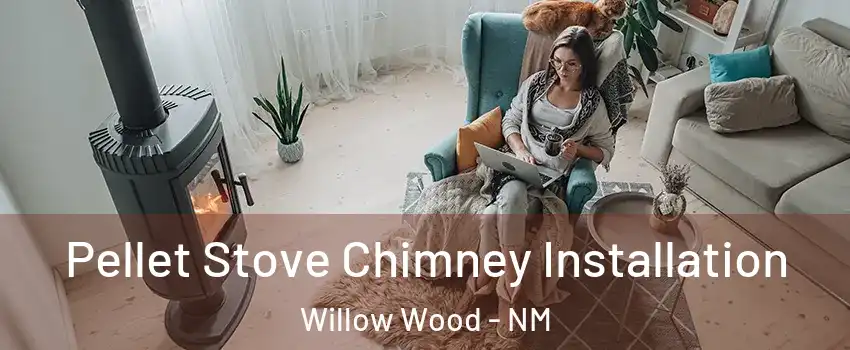Pellet Stove Chimney Installation Willow Wood - NM