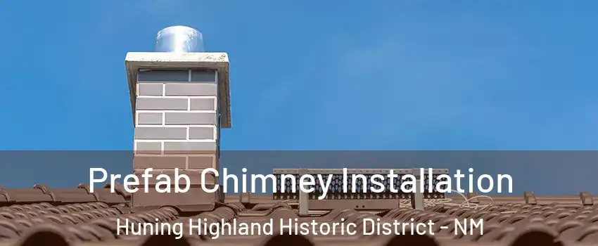 Prefab Chimney Installation Huning Highland Historic District - NM