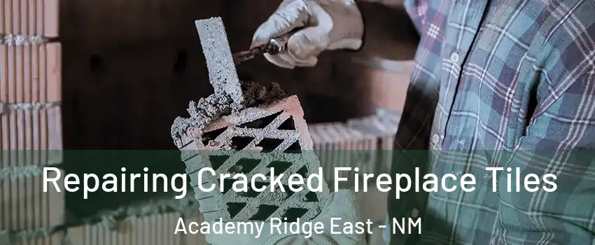 Repairing Cracked Fireplace Tiles Academy Ridge East - NM