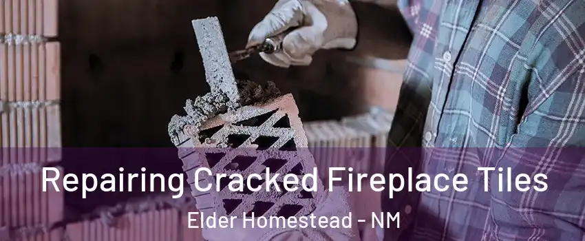 Repairing Cracked Fireplace Tiles Elder Homestead - NM