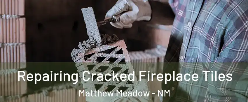 Repairing Cracked Fireplace Tiles Matthew Meadow - NM