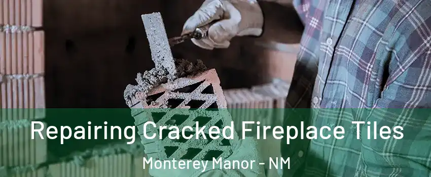 Repairing Cracked Fireplace Tiles Monterey Manor - NM