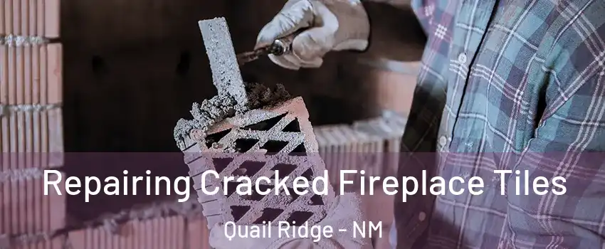 Repairing Cracked Fireplace Tiles Quail Ridge - NM