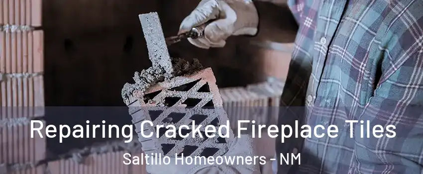 Repairing Cracked Fireplace Tiles Saltillo Homeowners - NM