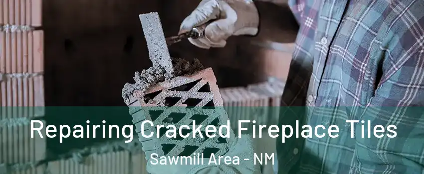 Repairing Cracked Fireplace Tiles Sawmill Area - NM