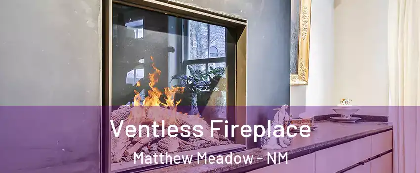Ventless Fireplace Matthew Meadow - NM